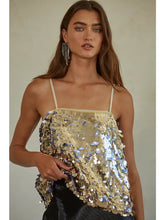 GOLD SEQUIN TOP