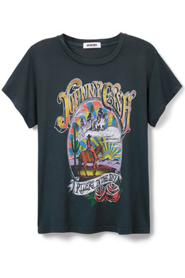 JOHNNY CASH GHOST RIDERS SOLO TEE - VINTAGE BLACK