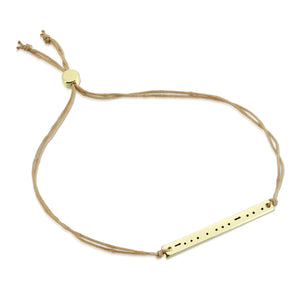 MORSE CODE BRACELET - BESTIE