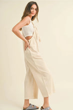 BRIANA TENCEL WASHED JUMPSUIT - OATMEAL