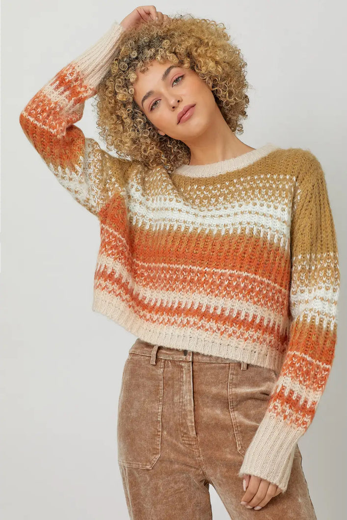 COLOR GRADATION SWEATER