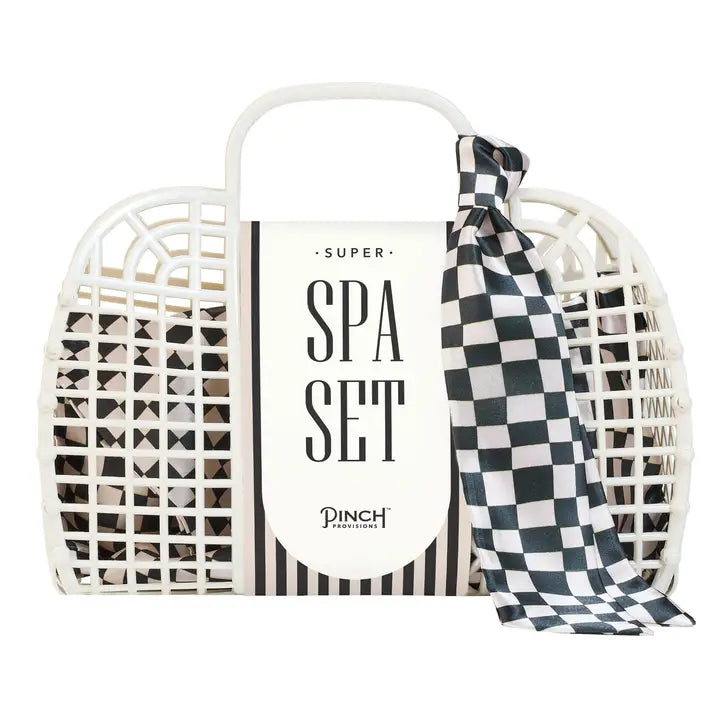 SUPER SPA SET - LINEN & BLACK