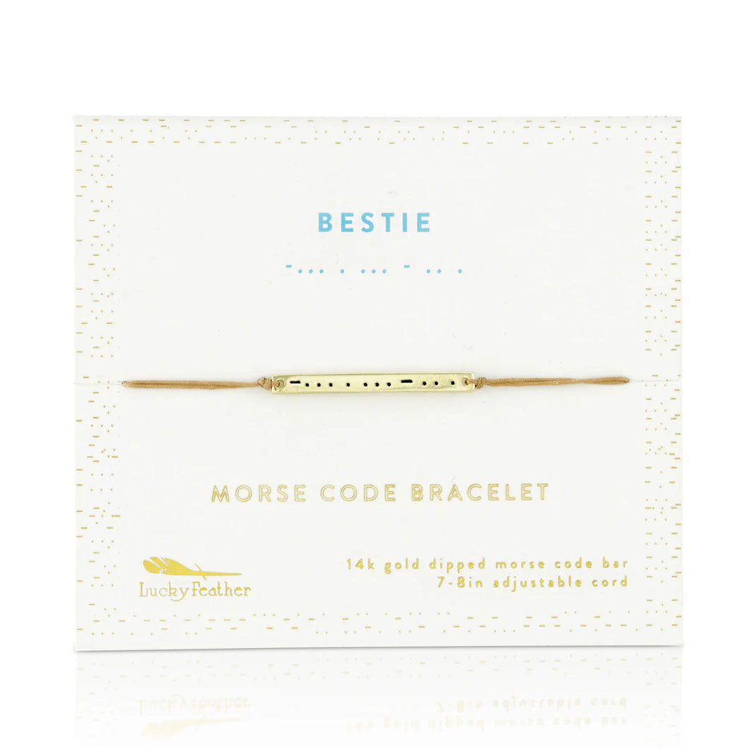 MORSE CODE BRACELET - BESTIE