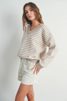 FRENCHY DROP SHOULDER SWEATER