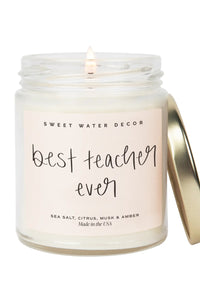 BEST TEACHER EVER CANDLE