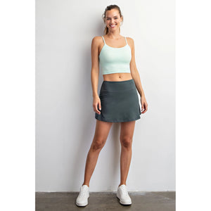 BUTTER BASIC SKORT - GREEN