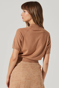 LARINE SWEATER - CAMEL