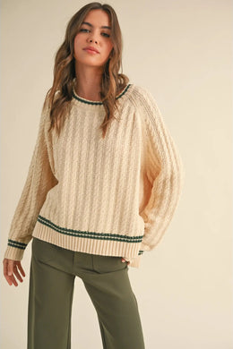 CORA CABLE SWEATER