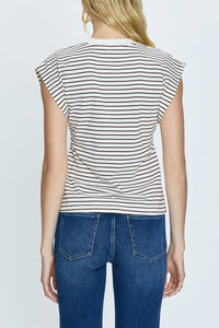 MARINA WIDE SHOULDER MUSCLE TEE