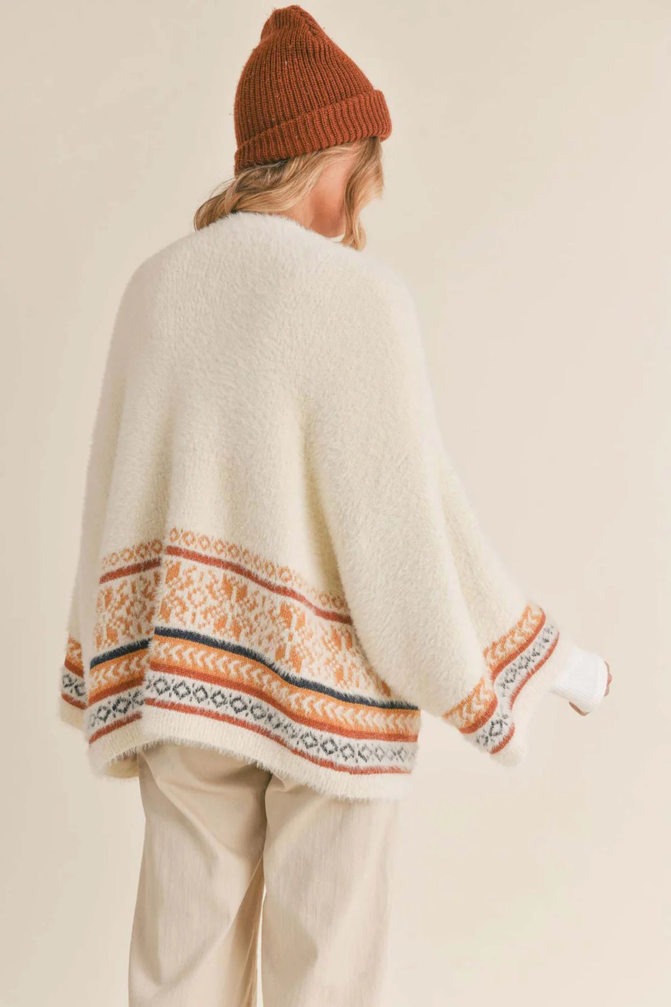 Warm hot sale fuzzy cardigan