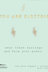 YOU ARE ELECTRIC EARRINGS