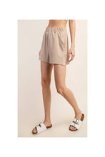 CRINKLE WOVEN SHORT-BISCUIT