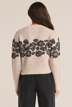 MARISOL FLORA SWEATER - LIGHT OATMEAL HEATHER