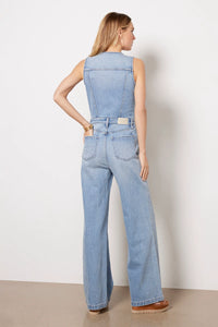 ARIA FITTED VEST JUMPSUIT - ESSENCE