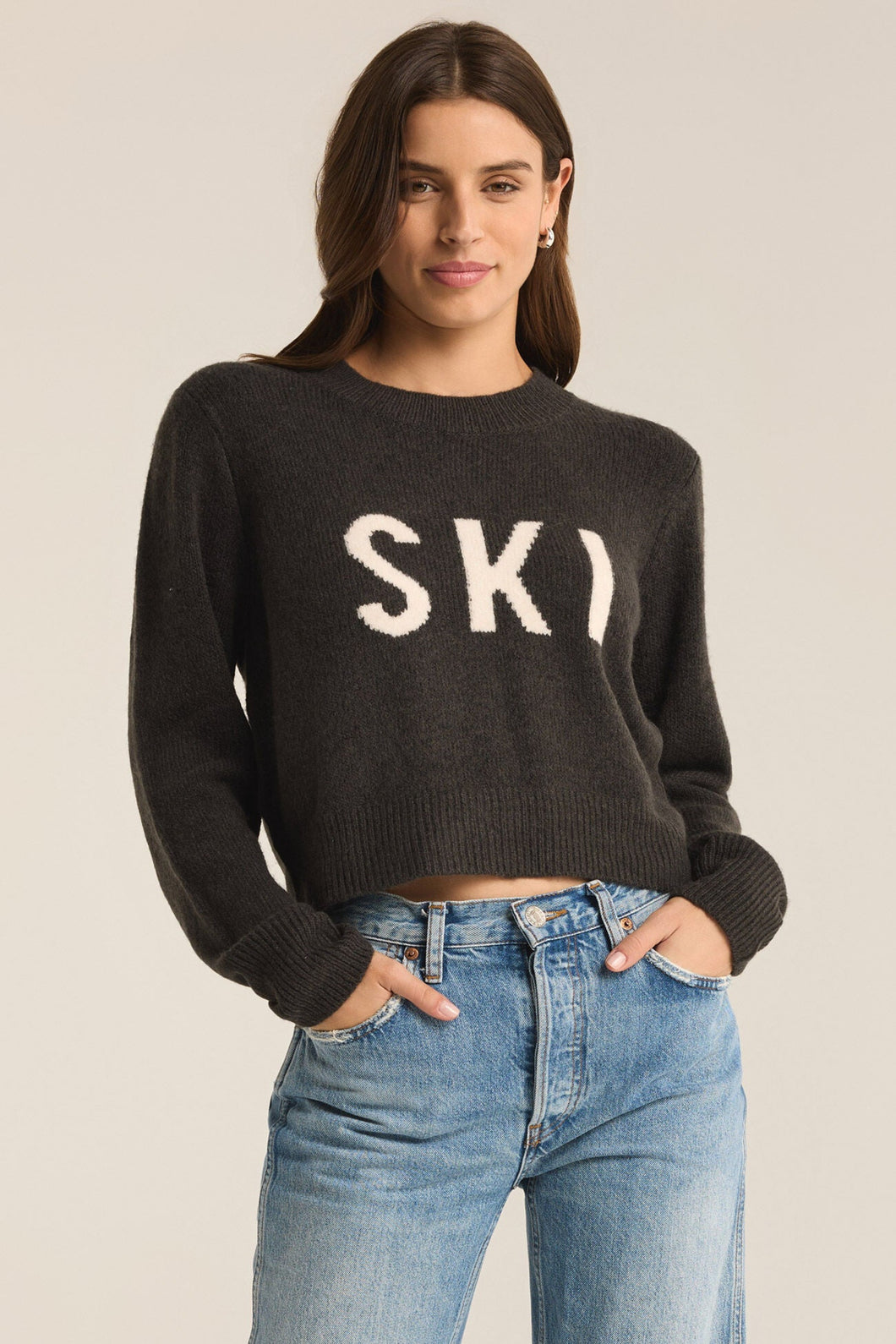 SKI MILAN SWEATER - BLACK SAND