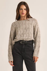 AMBROSE PULLOVER SWEATER - FOSSIL